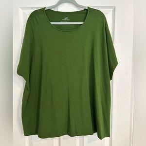 J. Jill luxe Supima cotton plus size tee